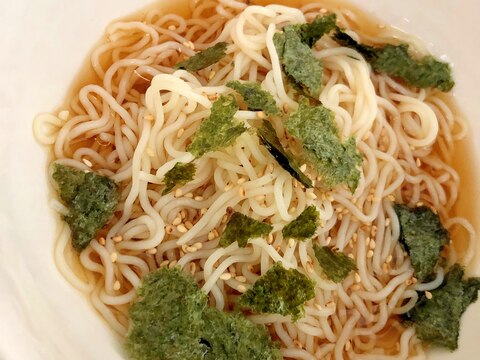 ごまと海苔のそうめん